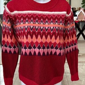 LOFT fair isle sweater